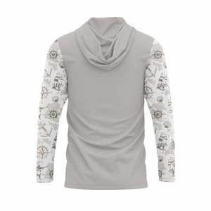 Sweat à capuche de pêche en gros Pull léger à manches longues avec cache-cou et contrôle de l'humidité pour la randonnée et la pêche à la ligne RTS - Product Image 6