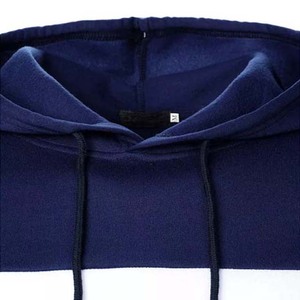 Sudaderas con capucha de manga larga para hombre Precio al por mayor Bloque Color Pullover Último diseño Algodón Logotipo personalizado Sudadera con capucha de invierno para hombre Basics - Product Image 6