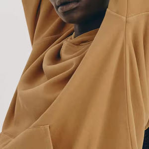 Personalizado de alta calidad de las mujeres de algodón orgánico Sudaderas CON CAPUCHA DE LAS MUJERES Sudadera con capucha de lana orgánica - Product Image 5