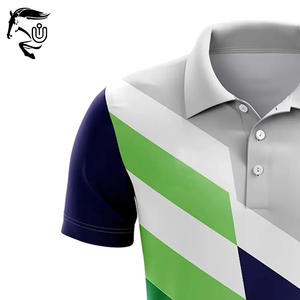 Algodón suave de alta calidad para hombres para Polos hecho en fábrica con logotipo personalizado impresión sublimación bordado servicios sólido - Product Image 5