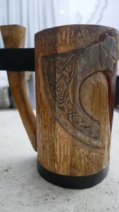 แก้วมักไม้สำหรับตั้งแคมป์ดีไซน์ทันสมัยคุณภาพระดับพรีเมียมเหมาะสำหรับชากาแฟไวน์และเบียร์จาก Falak World - Product Image 5