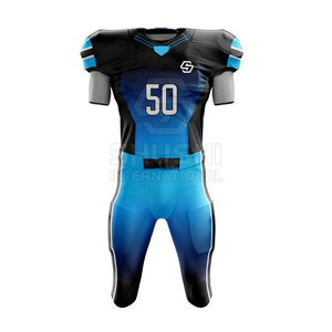 Nouveauté Uniforme de football américain à manches courtes respirant personnalisé de grande taille pour hommes vente en gros par équipe - Product Image 1