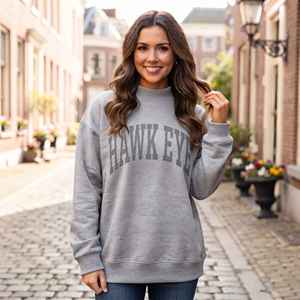 Custom Logo Women's Soft Cotton Mock Neck Streetwear Embroidered <b>Jumper</b> Fleece Oversized <b>Pullover</b> Long Eco-Friendly - Product Image 1