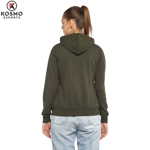 แจ็กเก็ตลำลองสำหรับผู้หญิงทรงสลิมฟิตฤดูใบไม้ร่วงพร้อมโลโก้ด้านหน้ามีซิปแบบกำหนดเองสำหรับฤดูหนาว - Product Image 2