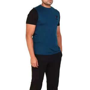 T-shirt technique à séchage rapide de haute qualité pour hommes, vêtements de sport décontractés en coton avec caractéristiques anti-rides et respirantes - Product Image 5
