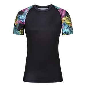 Chemises de compression Rash Guard pour hommes en spandex et nylon, tailles personnalisées, pour entraînement, boxe et combat – Vente chaude - Product Image 2