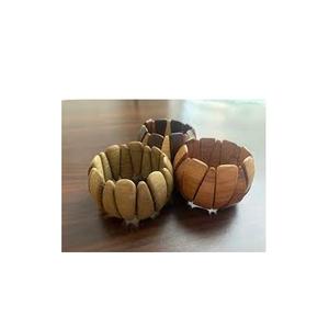 Bracelet en bois de haute qualité nouveau bracelet en bois de conception élastique élégante pour l'artisanat bracelet en bois poli brillant - Product Image 5