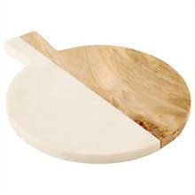 ENTERTAINIING GIFT IDES UNIQUE Acero inoxidable Besafe Mármol decorativo y tablero Mármol Queso Tabla para servir con mango - Product Image 6