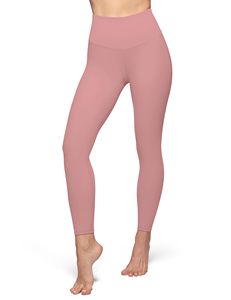 Leggings de yoga tendance et sans couture pour l'été Pantalon de fitness durable pour vêtements de sport Elastic Fit Non-Skid Ankle Length Stylish Solid Pattern - Product Image 3