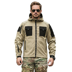 Chaqueta Unisex 2025 con Múltiples Bolsillos, Colores Variados, Tejido Softshell, Capucha, Resistente al Agua y al Viento, Resistente a los Arañazos, Forro Polar Interior - Product Image 6