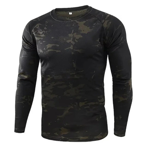 Camisa de camuflaje de jungla para exteriores, camiseta de bosque de verano para hombre, camisetas informales de manga larga de secado rápido, camisetas holgadas de manga larga, ropa - Product Image 6