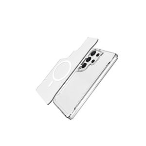 Funda de Silicona Transparente Compatible con Magsafe para Samsung Galaxy S25 Ultra, Carcasa Protectora Trasera T-Max, Funda Transparente para Móvil - Product Image 4