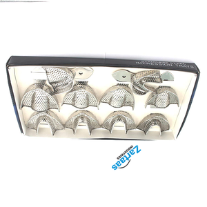 Juego de 10 bandejas de impresión dental Perfo Denture Instruments Fabricante y exportador de Instrumentos dentales - Product Image 3