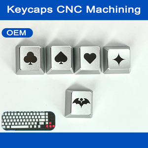 Pièces OEM usinées CNC en acier inoxydable et aluminium, prototypes de touches mécaniques personnalisées avec <span class=keywords><strong>service</strong></span> d'usinage par électroérosion à fil - Product Image 1