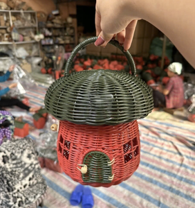 Adorno navideño de ratán ecológico tejido para una decoración festiva y alegre en el hogar, decoración navideña duradera hecha a mano en Vietnam - Product Image 6