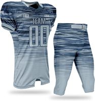 Uniforme de Fútbol Americano, Diseña Tu Propio Estilo, Manga Corta, Logotipo Frontal, Nombre del Equipo Personalizado, Correa Ajustable, 100% Poliéster, OEM