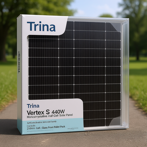 Panel Solar Monocristalino Trina Vertex S de 440W, Celdas de 210mm, Frente de Vidrio, Paquete en Palé - Product Image 3