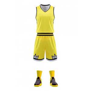 Uniforme de basket-ball en maille, respirant, avec sublimation, vêtements de sport personnalisés pour hommes - Product Image 2