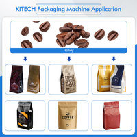 Machine de remplissage et d'emballage de grains de café automatique personnalisée Premium 2kg avec soupape de reniflard