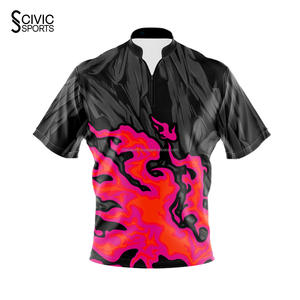Wholesale Sublimation Quick Dry Jersey <b>Bowling</b> logo Custom Men's <b>Bowling</b> <b>Shirts</b> for Team Club - Product Image 5