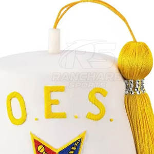 Chapeau Fez Maçonnique avec Logo Brodé, Chapeau Fez Shriner Personnalisé, Coiffure Maçonnique, Chapeau Fez Maçonnique de Haute Qualité - Product Image 6