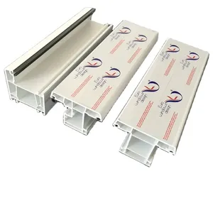 หน้าต่างพีวีซีแบบเลื่อนโปรไฟล์ประตูบานเลื่อนโปรไฟล์ upvc - Product Image 5