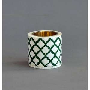 กระถางธูปไม้ทำด้วยมือพร้อมสลักกระดูก - Product Image 2