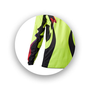 Chemise de maillot de moto unisexe imprimée à manches longues respirante OEM ODM Design Made Polyester Jerseys pour hommes et femmes - Product Image 4