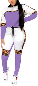 Gran oferta de chándales de algodón para mujer, conjunto superior e inferior, ropa activa, venta al por mayor, conjunto de chándal para mujer, traje deportivo de manga larga para correr - Product Image 6