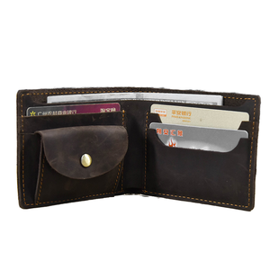 Cartera de Cuero para Hombre, Diseño Único, Nueva Moda Premium, Forro de Poliéster, Cierre de Cremallera Impermeable, Larga Duración - Product Image 1