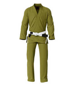 Venta al por mayor de diseño personalizado uniforme profesional de Karate algodón/poliéster cómodo respetuoso con el medio ambiente alto equipo de artes marciales - Product Image 1