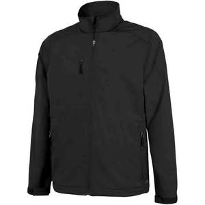 Water-Resistant Hiking <b>Jacket</b> for Men Lightweight <b>Fleece</b>-<b>Lined</b> Softshell Windbreaker with Customized Logo - Product Image 3