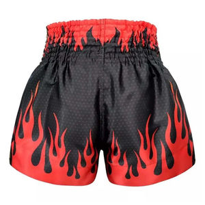 Shorts de boxe MMA personnalisés, respirants, extensibles, de haute qualité, légers, à séchage rapide, en spandex et polyester, impression numérique sur le devant - Product Image 3