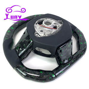 พวงมาลัยรถยนต์ทำจากคาร์บอนไฟเบอร์ LED สำหรับรถ <span class=keywords><strong>Lamborghini</strong></span> Gallrado <span class=keywords><strong>Aventador</strong></span> Huracan LP560 LP550 LP570การออกแบบสไตล์การแข่ง - Product Image 6