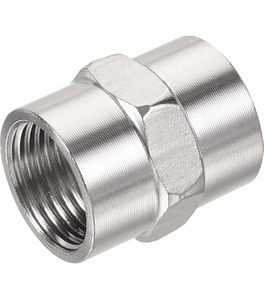 Vente chaude Raccord de tuyauterie en laiton, coupleur à douille, double filetage femelle, connecteur pour eau, huile, gaz, matériel de plomberie, prix d'usine - Product Image 2