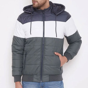 Wholesale Men's Customizable Logo Printed Winter Puffer <b>Jacket</b> <b>Long</b> Length with Down Material Pocket OEM Bubble Puffer - Product Image 5