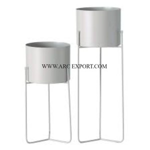 Maceta decorativa de Metal de calidad superior, casa de campo, hogar y jardín, macetas para plantas de flores, Juego de 3 macetas de lujo de diferentes colores - Product Image 5