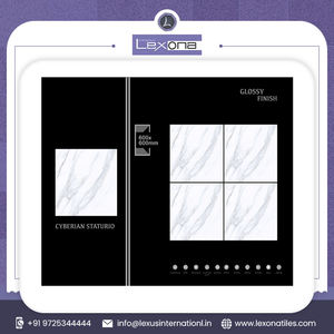 Carreaux vitrifiés en céramique émaillée 600x1200mm Carreaux aspect marbre pour murs et sols - Product Image 4