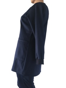 Nouvel Arrivage 2026 – Blouse d'infirmière personnalisée OEM de haute qualité pour femme, à boutons sur le devant, tricotée avec détection d'aiguilles, sur mesure - Product Image 6