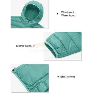 Chaqueta acolchada para hombre, capucha, abrigo ligero y aislado para otoño, invierno y uso al aire libre, estampado de soplo de color personalizado - Product Image 6