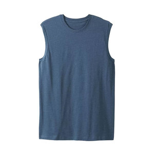 <b>Men's</b> <b>Tie</b> Dye Sleeveless Tank Top O-Neck Casual Knitted <b>Black</b> White Pattern - Product Image 3