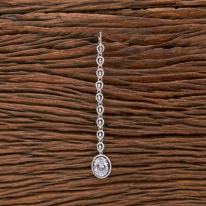 นักออกแบบแรงบันดาลใจชื่อดังโรเดียมชุบลูกบาศก์เซอร์โคเนีย Maang Tikka ด้วยลุคคลาสสิกในอินเดีย - Product Image 6