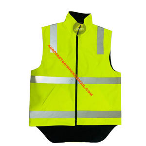 Gilet de sécurité d'hiver pour hommes, classe 2 ANSI, imperméable, réfléchissant, résistant aux coups de couteau, couleur personnalisée, logo personnalisé, fabriqué en nylon - Product Image 3
