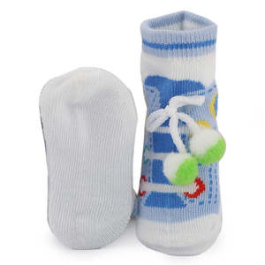 Newborn <b>Booties</b> - Blue - Product Image 2