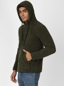 Sherpa polar pullover Hombres sudaderas con capucha hechas a medida estilo pesado grueso invierno cálido unisex capucha logotipo personalizado - Product Image 3