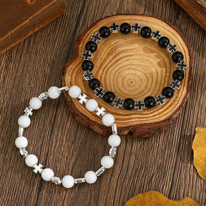 Per Amazon Hot-Selling Geometric numero Pattern bracciale per uomo e donna Versatile accessorio di moda per coppie - Product Image 2