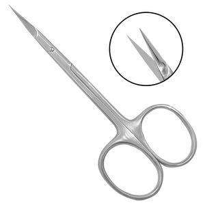 Ciseaux à cuticules en acier inoxydable russe de qualité professionnelle, outil de soin des ongles, manucure, pédicure, avec lames précises et aiguisées - Product Image 3
