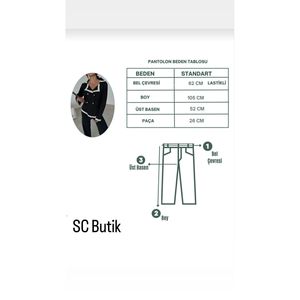 Completo Cardigan da donna con dettagli a righe in oro abbottonato e pantaloni Palazzo - Product Image 1