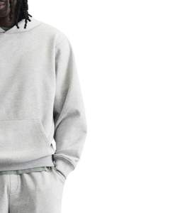 <b>Mens</b> Heather <b>Grey</b> Fleece Hoodie And Relaxed Fit Jogger Tracksuit Set Winter Casual Pullover Hooded <b>Sweatshirt</b> Pants Streetwear - Product Image 2