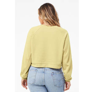 French Vanila FEMME RAGLAN PULLOVER POLAIRE Sweat éponge douce polaire raglan lettre imprimé, sweat à capuche ample et pull - Product Image 3